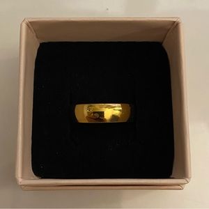 Thick Gold Ring - 6mm